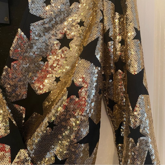 Brand New Sequin Plunge Front Bodysuit - Picture 7 of 8